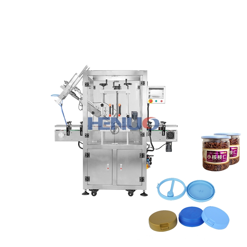 Automatic plastic cap capping machine