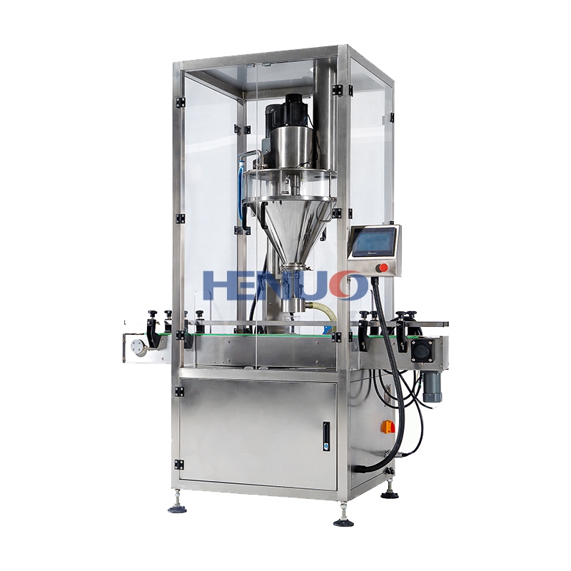 Automatic single head powder filling machine