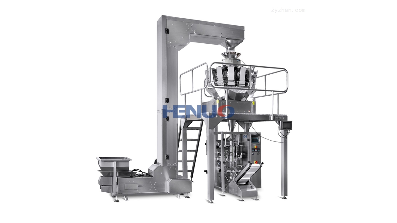 Fruits and vegetable chips weighing packing machine