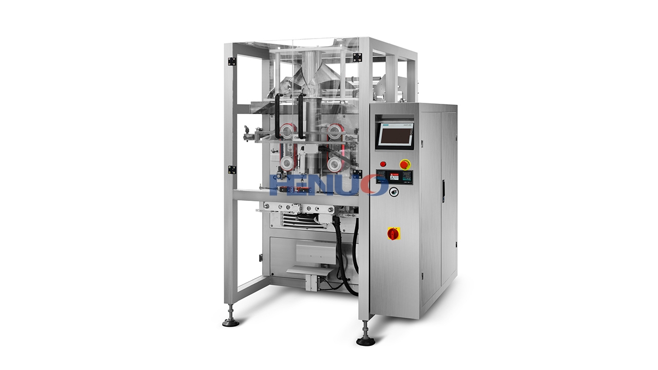 Quad seal bag packing machine for granules