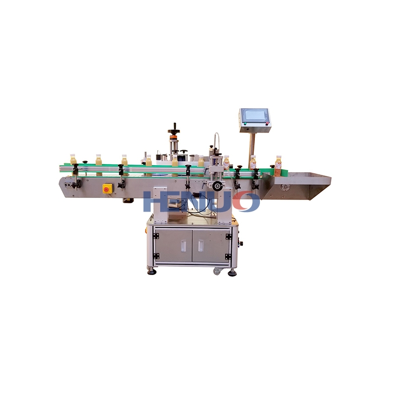 Automatic round bottle labeling machine