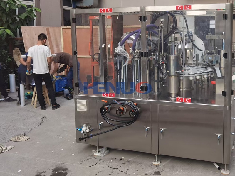 High speed soft tube filling sealing machine