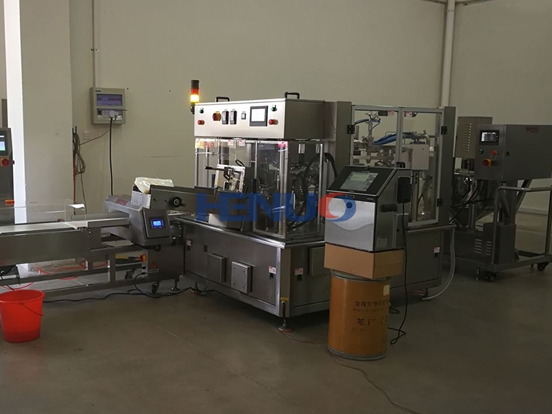 Premade liquid pouch packing machine