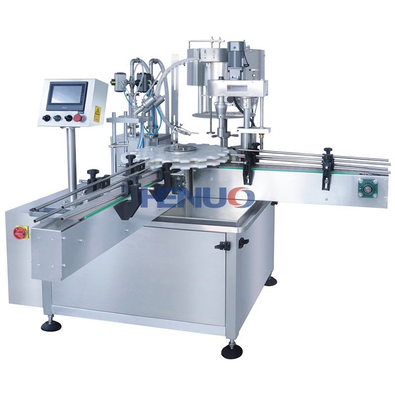 Automatic small dose liquid filling capping machine